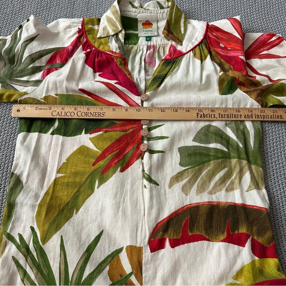 Farm Rio Spring Forest Jumpsuit XS - Picture 11 of 17
